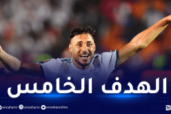 بالفيديو.. بلايلي يصل لهدفه الخامس بقميص المنتخب الجزائري
