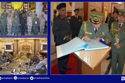 الفريق شنقريحة يُستقبل من قبل وزير الدفاع والإنتاج الحربي لجمهورية مصر