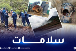 الشلف: إنفجار قناة الدفع الرئيسية لمياه التحلية بماينيس
