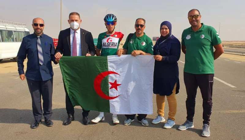 البطولة العربية لدراجة الطريق 2021 ..ايمن جابر يفوز بالبرونزية