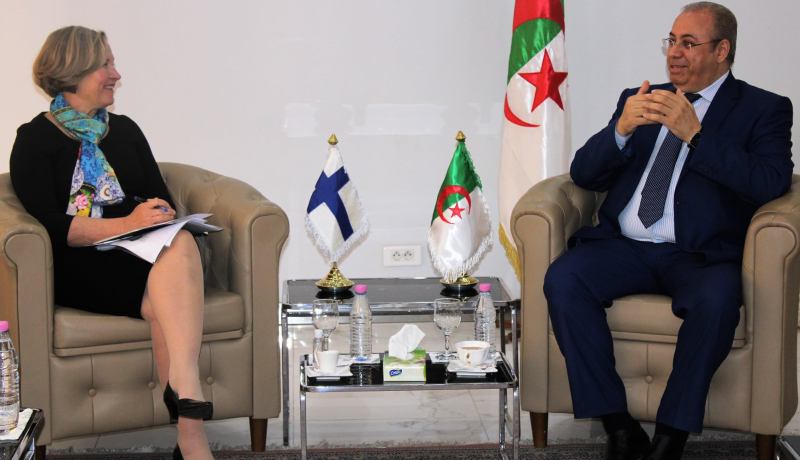 وزير الصناعة يبحث سبل تعزيز التعاون الصناعي مع فنلندا
