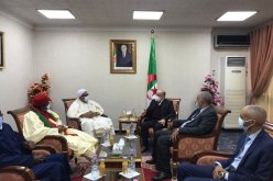 بلمهدي يستقبل الشيخ بلعرابي الخليفة العام للطريقة التيجانية في العالم