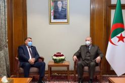 الوزير الأول يستقبل وزير الداخلية بحكومة الوحدة الوطنية الليبية