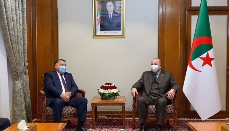 الوزير الأول يستقبل وزير الداخلية بحكومة الوحدة الوطنية الليبية