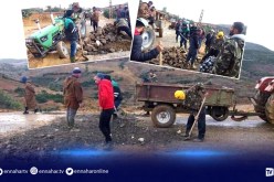 الشلف: المواطنون يتطوعون لإزالة مخلفات السيول الجارفة بطريق السواندية