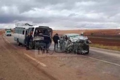 19 جريحا في إصطدام بين حافلة وسيارة بسيدي بلعباس