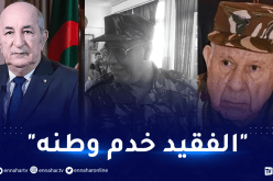 الفريق شنڨريحة والرئيس تبون يعزّيان في وفاة اللواء بجغيط فريد رئيس دائرة الإشارة