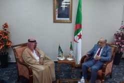 بلمهدي يتباحث مع السفير السعودي