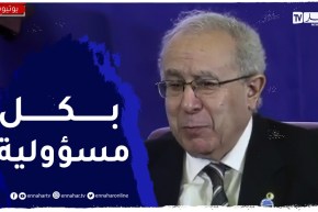 لعمامرة : بكل مسؤولية نحن معنيين كأي معني بالتطور الوطني