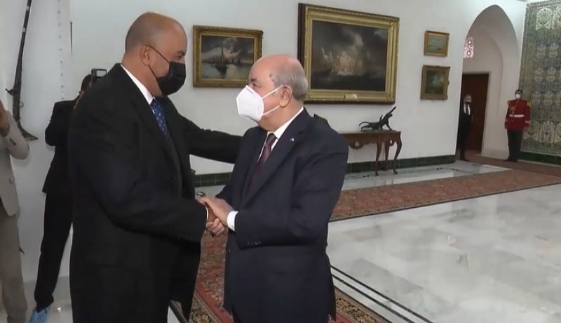 رئيس الجمهورية يستقبل نائب رئيس المجلس الرئاسي الليبي
