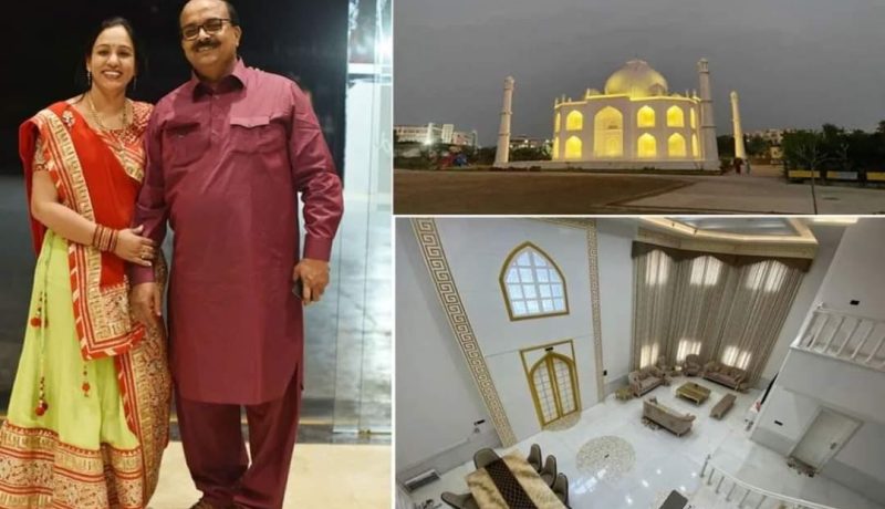 زوج يشيد تاج محل جديدا هدية لزوجته
