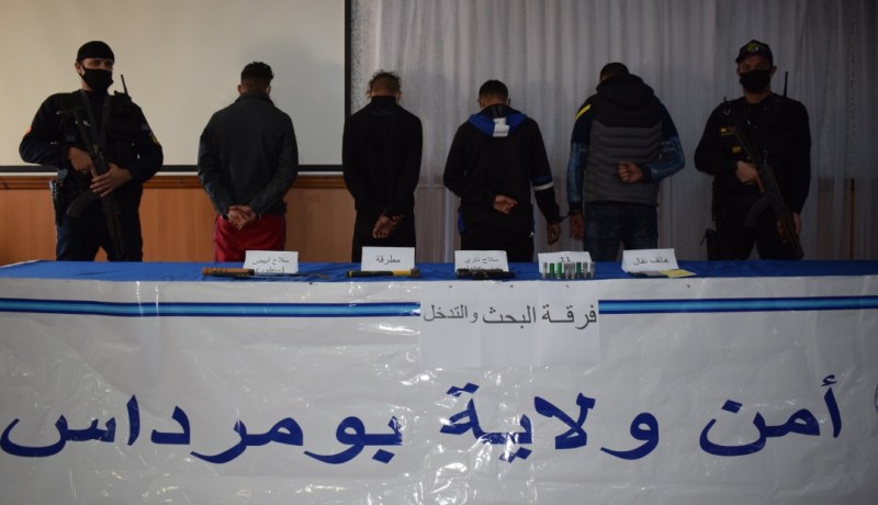 بومرداس: توقيف عصابات تعتدي على المواطنين و ممتلكاتهم