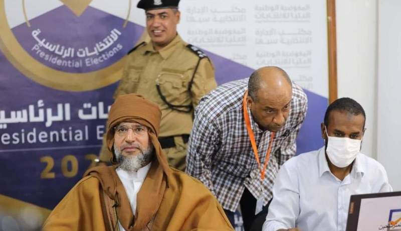 الإنتخابات الليبية.. سيف الإسلام القذافي يصدر أول بيان بعد ترشحه