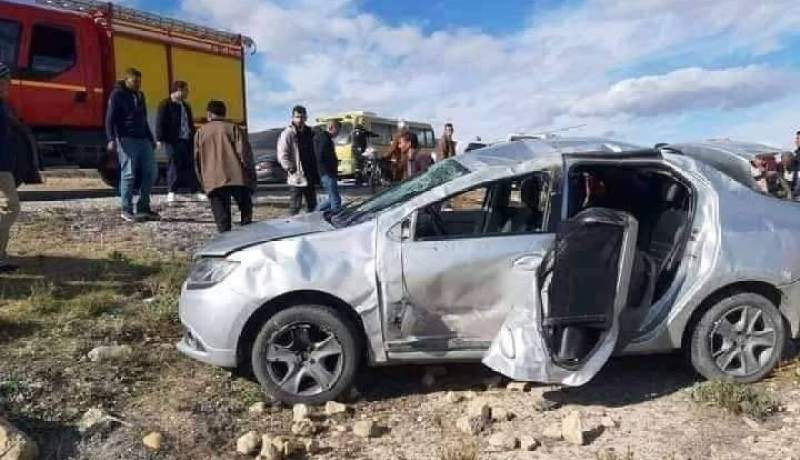 خنشلة..وفاة شخص اثر انقلاب سيارة بمدخل منطقة عين جربوع
