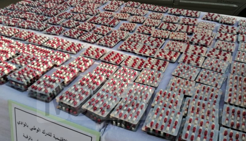 حجز أزيد من 5000 قرص مهلوس بالوادي