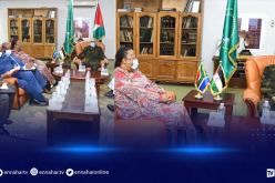 الرئيس الصحراوي يستقبل وزيرة خارجية جنوب افريقيا