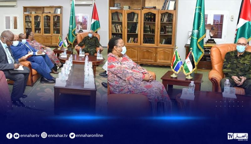 الرئيس الصحراوي يستقبل وزيرة خارجية جنوب افريقيا
