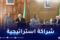 لعمامرة يجري جلسة عمل مع وزيرة العلاقات الدولية والتعاون لجنوب افريقيا