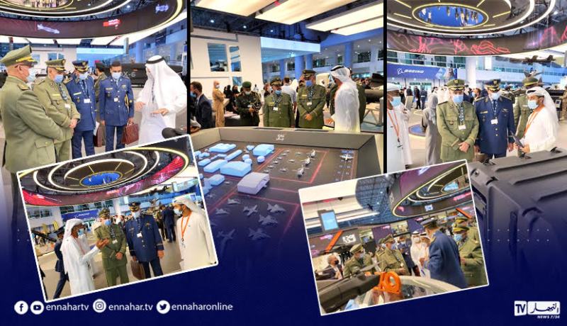 ممثلا للفريق شنقريحة..اللواء عجرود يشارك في فعاليات معرض الطيران بدبي