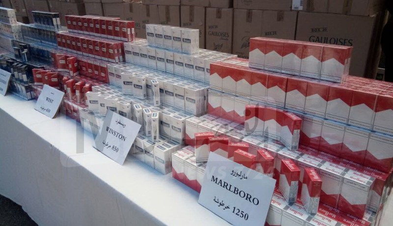 الوادي: حجز أزيد من 17 ألف علبة سجائر أجنبية مهربة