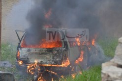 شرطي يهدد محامي بالقتل ويحرق سيارته بسبب خيانة زوجية