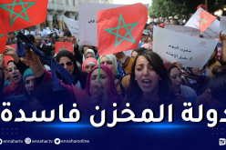 مظاهرات حاشدة للطلبة المغربيين من أجل إسقاط  نظام المخزن