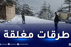 تدخلات الحماية المدنية والطرقات المغلقة بسب الثلوج والأمطار