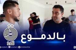 بالصور.. تشافي يودع رفقاء بونجاح بالدموع قبل الالتحاق ببرشلونة