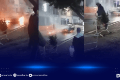 عنابة..احتراق سيارة وسط ساحة الثورة