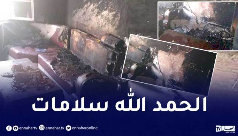 الشلف: إنقاذ 4 أطفال في حادث إحتراق مسكن بواد أسلي