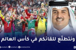 أمير دولة قطر يهنىء الخضر بعد فوزهم بكأس العرب