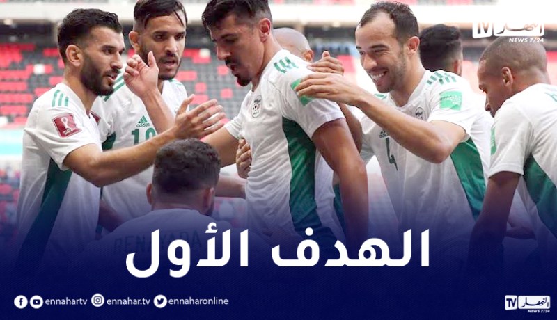 بالفيديو.. بن العمري يمنح التقدم للخضر أمام قطر