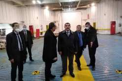 وزير النقل يتفقد سفينة طارق بن زياد ويعطي تعليمات بالإسراع في أشغال الصيانة