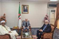 بلمهدي يستقبل عميد مسجد باريس والخليفة العام للطريقة التيجانية