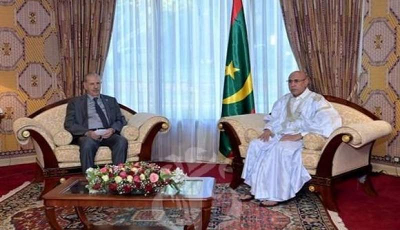 الرئيس الموريتاني يستقبل رئيس مجلس الأمة