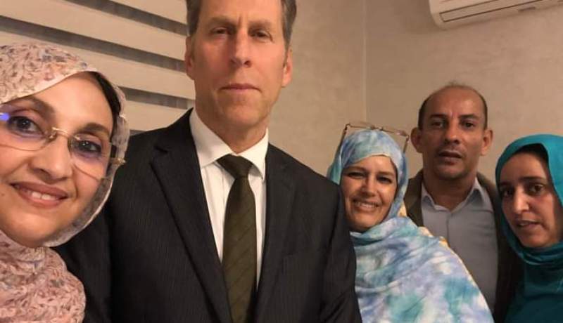 انتهاكات نظام “المخزن” ضد  المدنيين الصحراويين محور لقاء دافيد فيشر وأمينتو حيدر