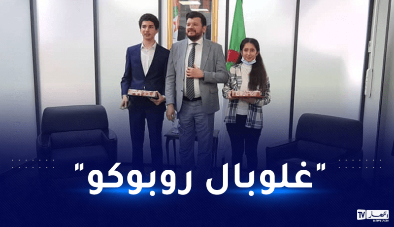 ياسين وليد يُكرم أبطال العالم في تصميم الروبوت