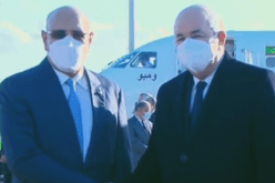 الرئيس الموريتاني يصل إلى الجزائر