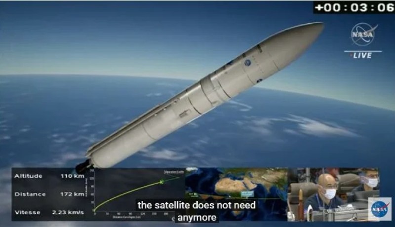مباشر.. NASA تطلق أكبر تلسكوب فضائي
