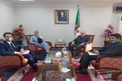 بلمهدي يستقبل مع سفيرة مملكة هولندا بالجزائر