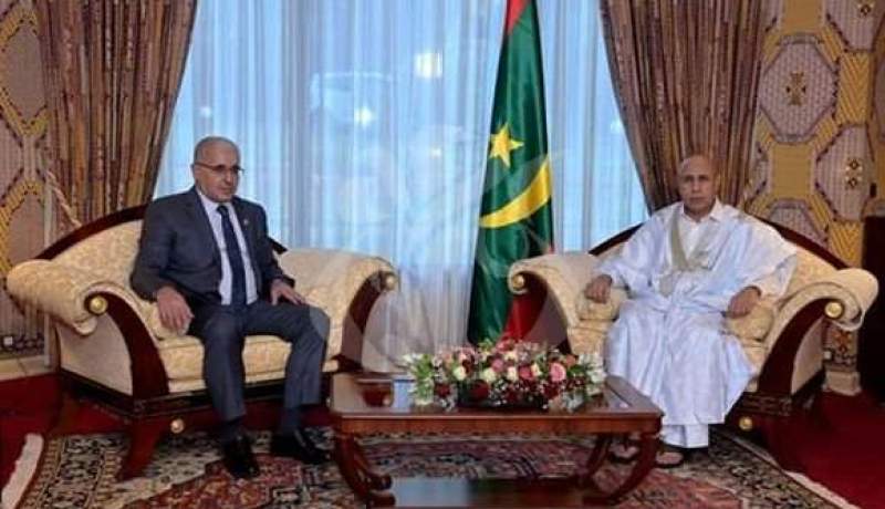 بوغالي يُستقبل من قبل الرئيس الموريتاني