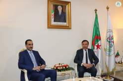 رضا تير يستقبل المدير العام لمنظمة العمل العربية