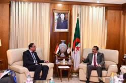 قطاع المحروقات محور  الإجتماع بين عرقاب وسفير مصر في الجزائر