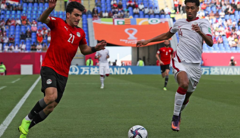 التعادل السلبي يحسم الشوط الأول بين قطر ومصر