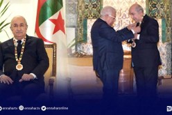 محمود عباس يقلّد الرئيس تبون القلادة الكبرى لفلسطين