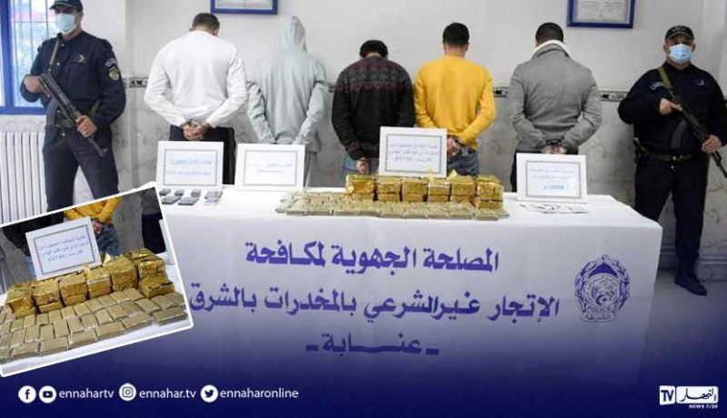 امن عنابة يفكك شبكة لترويج المخدرات ويحجز 18 كغ من “الزطلة”