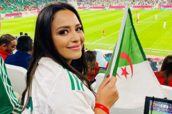 شاهد.. سهيلة معلم تحتفل مع بيكهام وردة فعل مجنونة على هدف سعيود