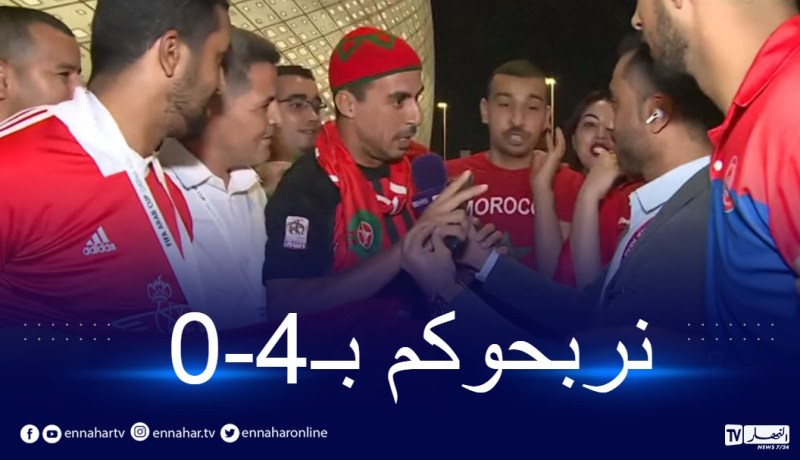 بالفيديو.. مغاربة يستفزون الجزائريين ويتوعدون الخضر برباعية