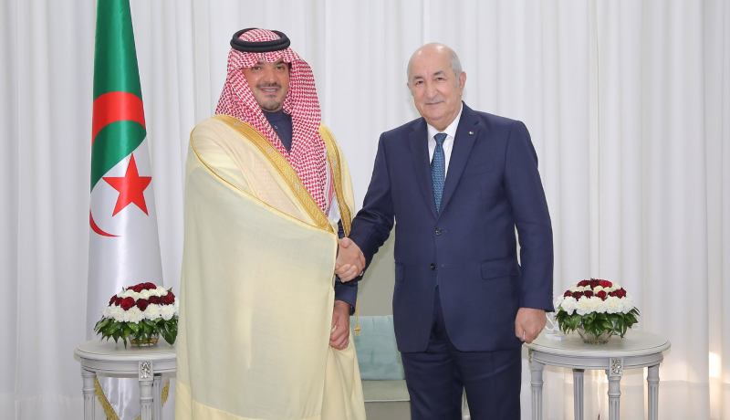 الرئيس تبون يستقبل وزير الداخلية السعودي