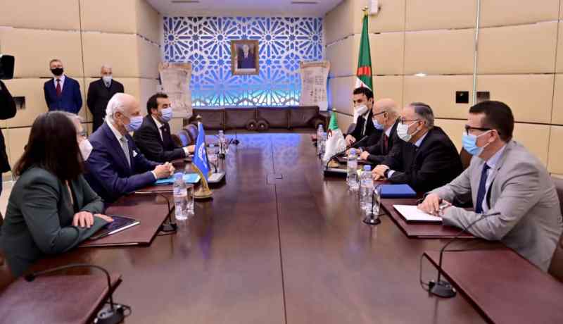 عمار بلاني يلتقي بالمبعوث الأممي إلى الصحراء الغربية